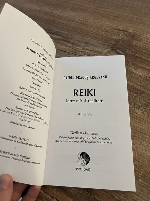 Cartea Reiki intre mit si realitate