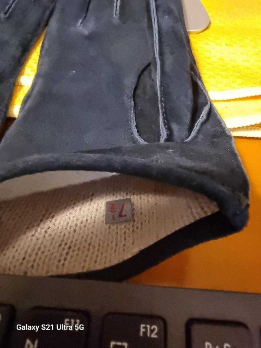 Manusi piele naturala pentru dama, marimea 7,5 noi, piele ultrafina.