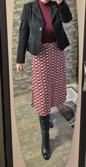 Fusta midi eleganta L