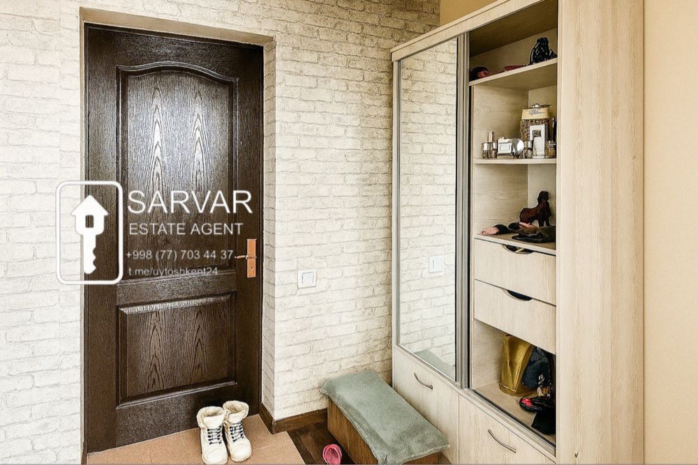 2-комнатная квартира, новостройка, кирпич, Буюк Ипак Йули, 5/9, 74 м²