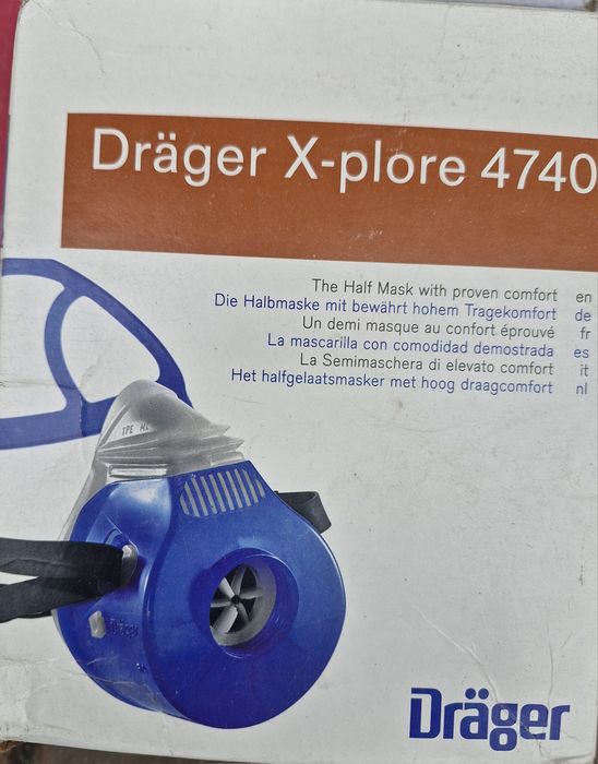 Semimasca Drager X-plore 4740 TPE Combitox Nova RA , marime M-L