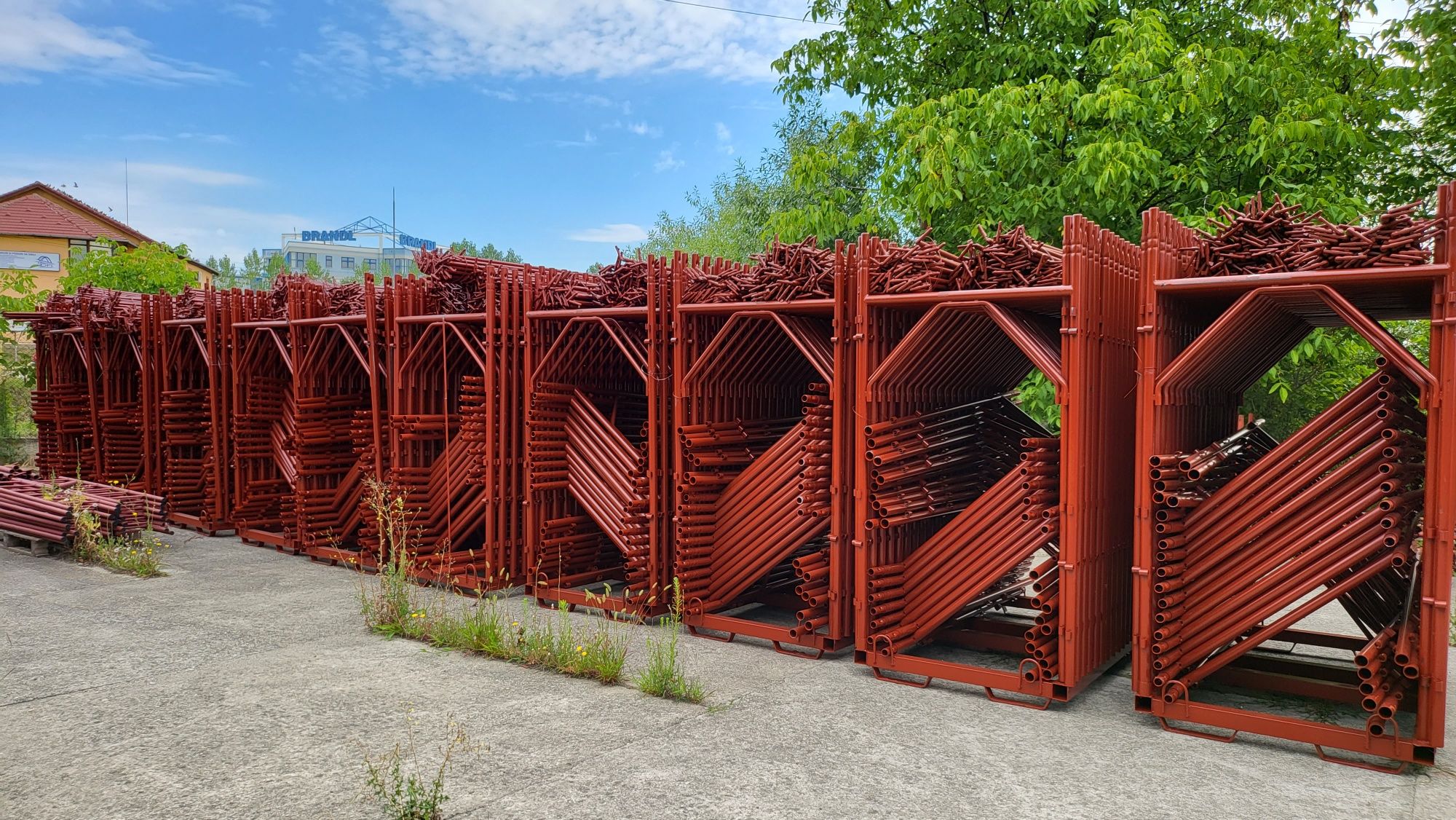 Schele metalice noi pt constructii, schela import italia