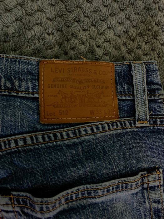 Blugi Levis 512 Albastru Inchis Slim Fit