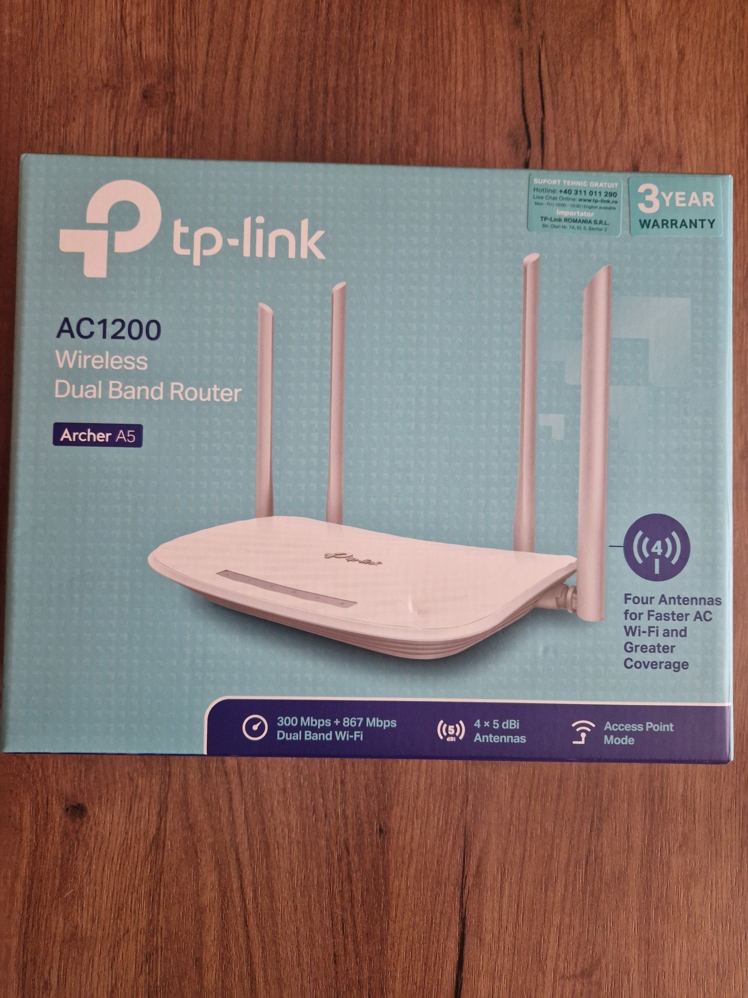 Router wi-fi tp-link archer a5 ac1200 dual band