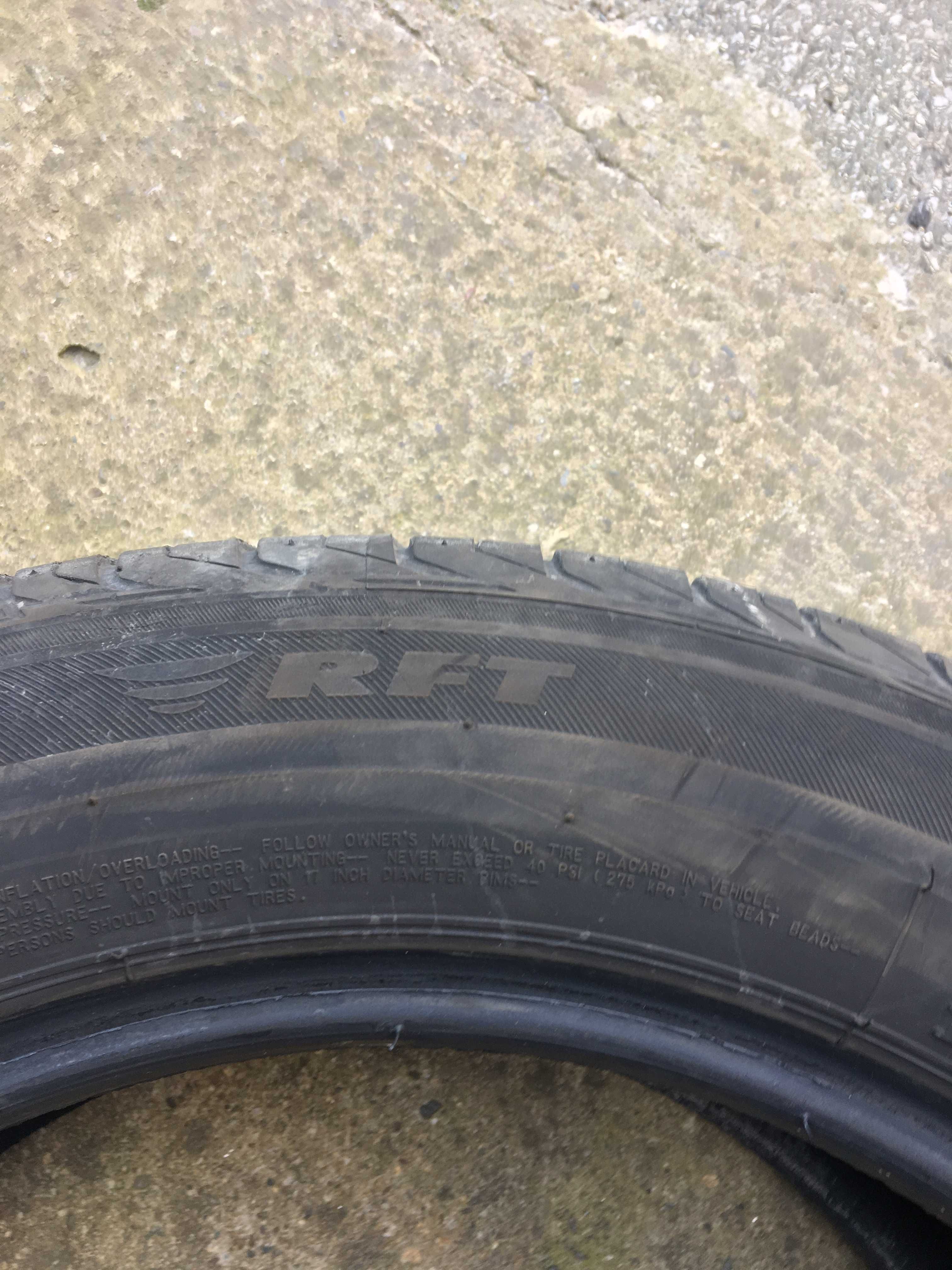 4 броя летни гуми Bridgestone Turanza T001 RFT 225/55 R17 97W-Рънфлат