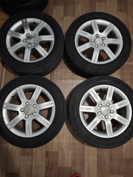 Алуминиеви джанти от Сеат Леон с гуми 205/55/16