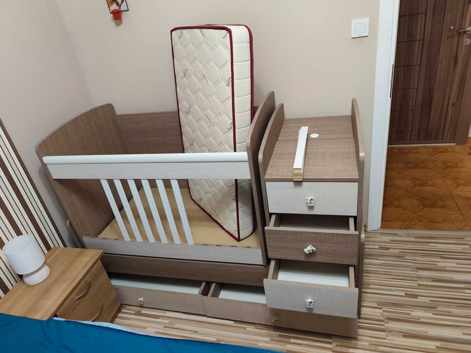 Детско легло 3 в 1 + матрак