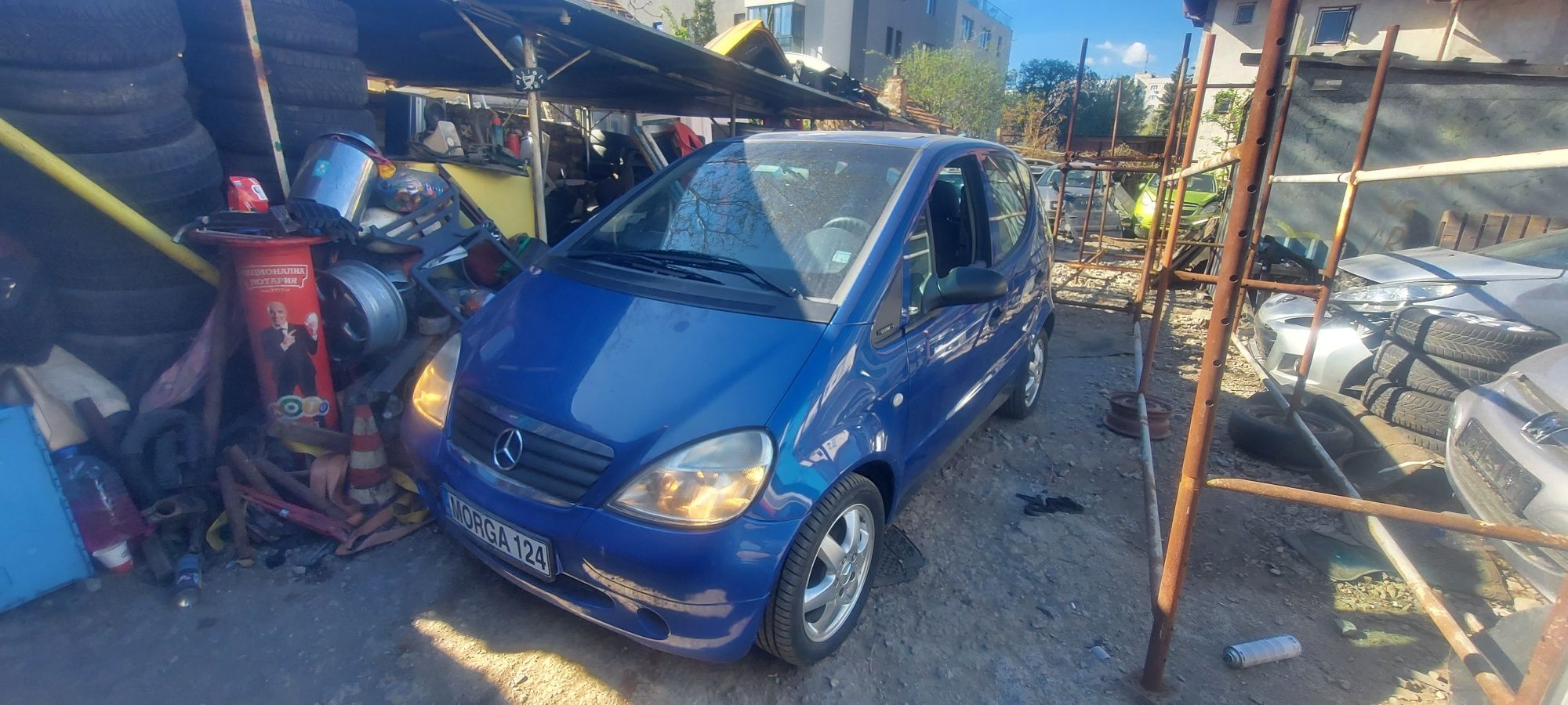 Mercedes A140 w168 на части