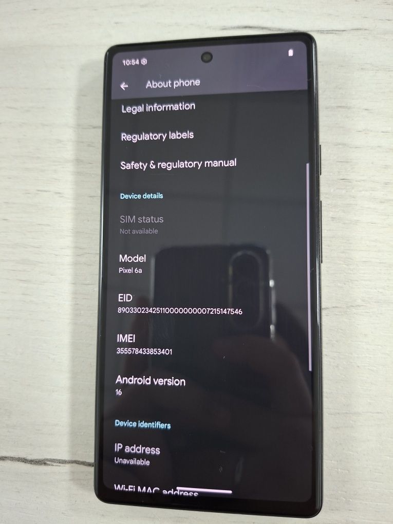 Google Pixel 6a 6/128 Sage (Yashil) / Гугл Пиксель 6а 6/128 Sage (Зел)
