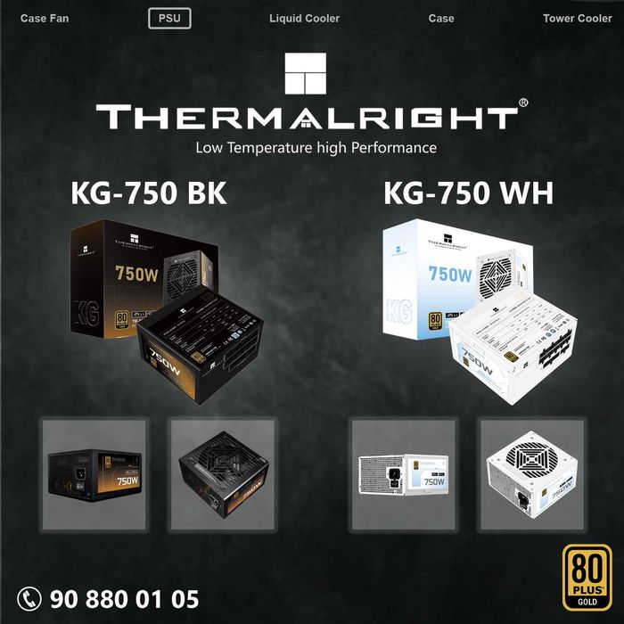Thermalright KG750 BLACK/WHITE Power Supply