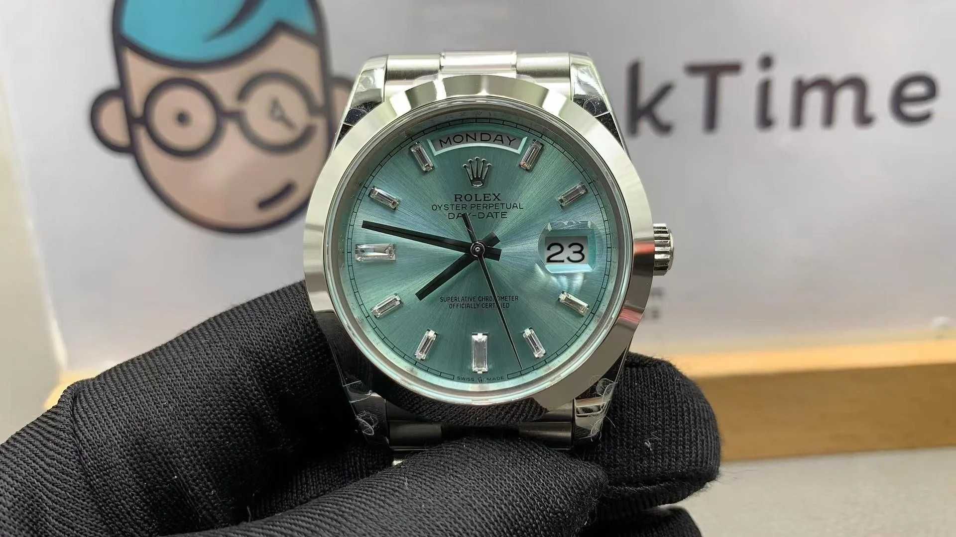 Ceas Rolex Day-Date Ice Blue Diamond 228206