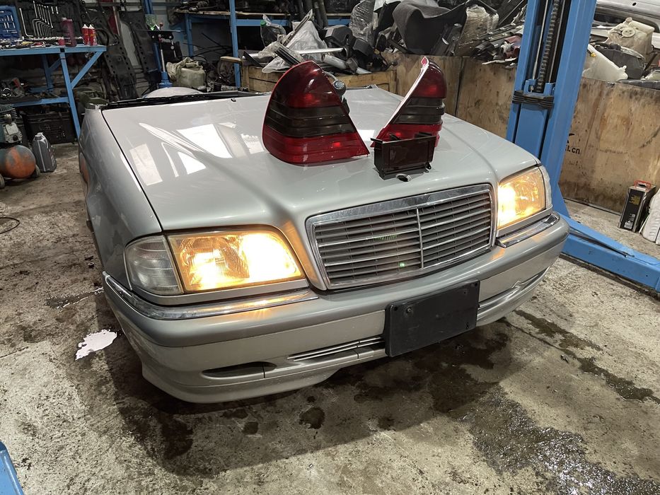 W202 C240 распил япония авторазбор мерседес контрактный двигатель акпп