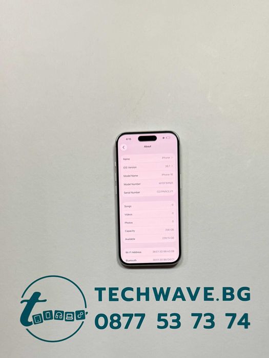 Apple Iphone 16 White 256GB