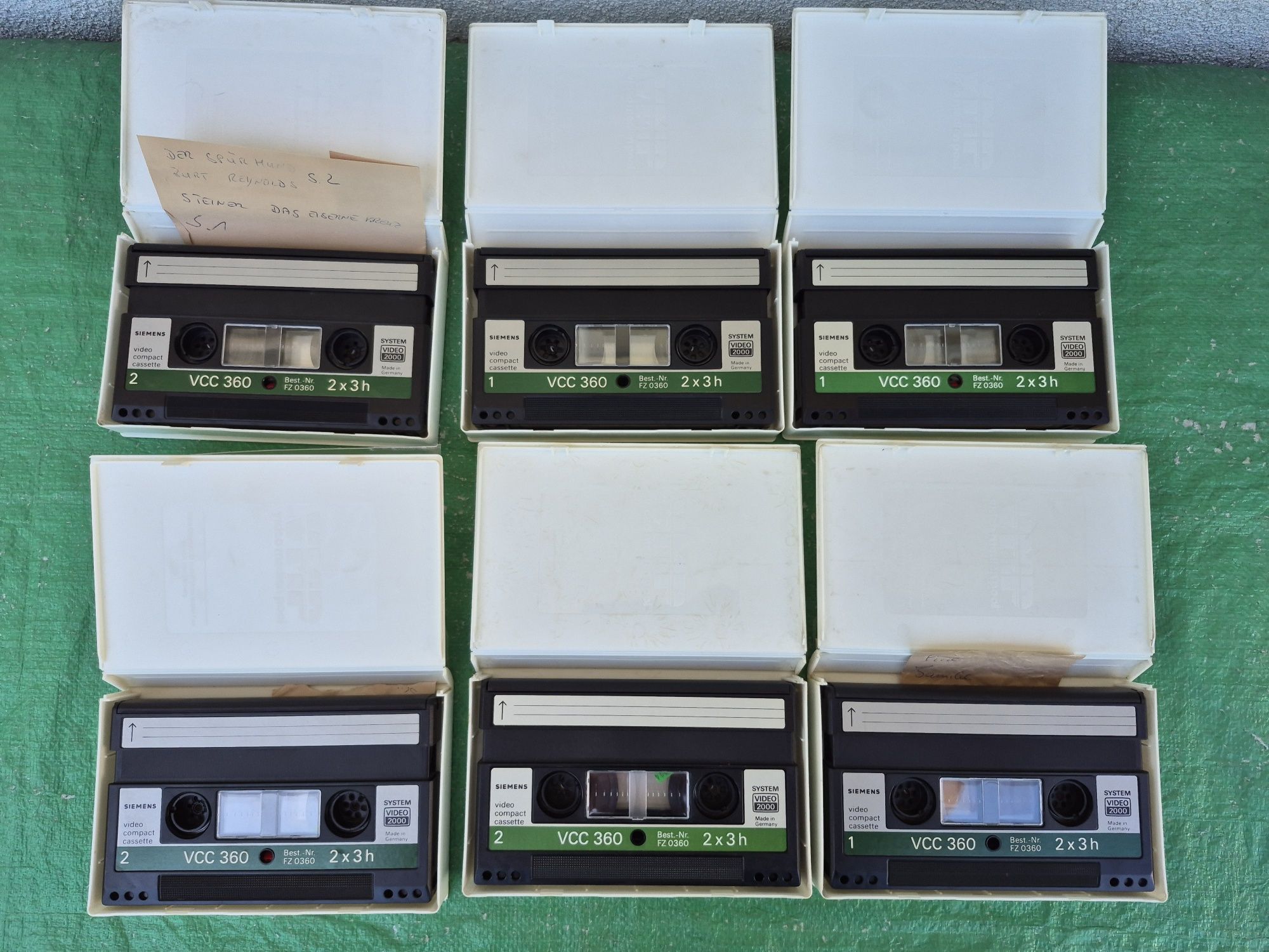 Vând 30 casete video 2000 VCC  Grundig,Siemens,Agfa 120,240,360,480min