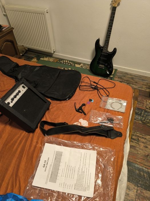 Chitară Electrică + Amplificator SportNow Set Complet
