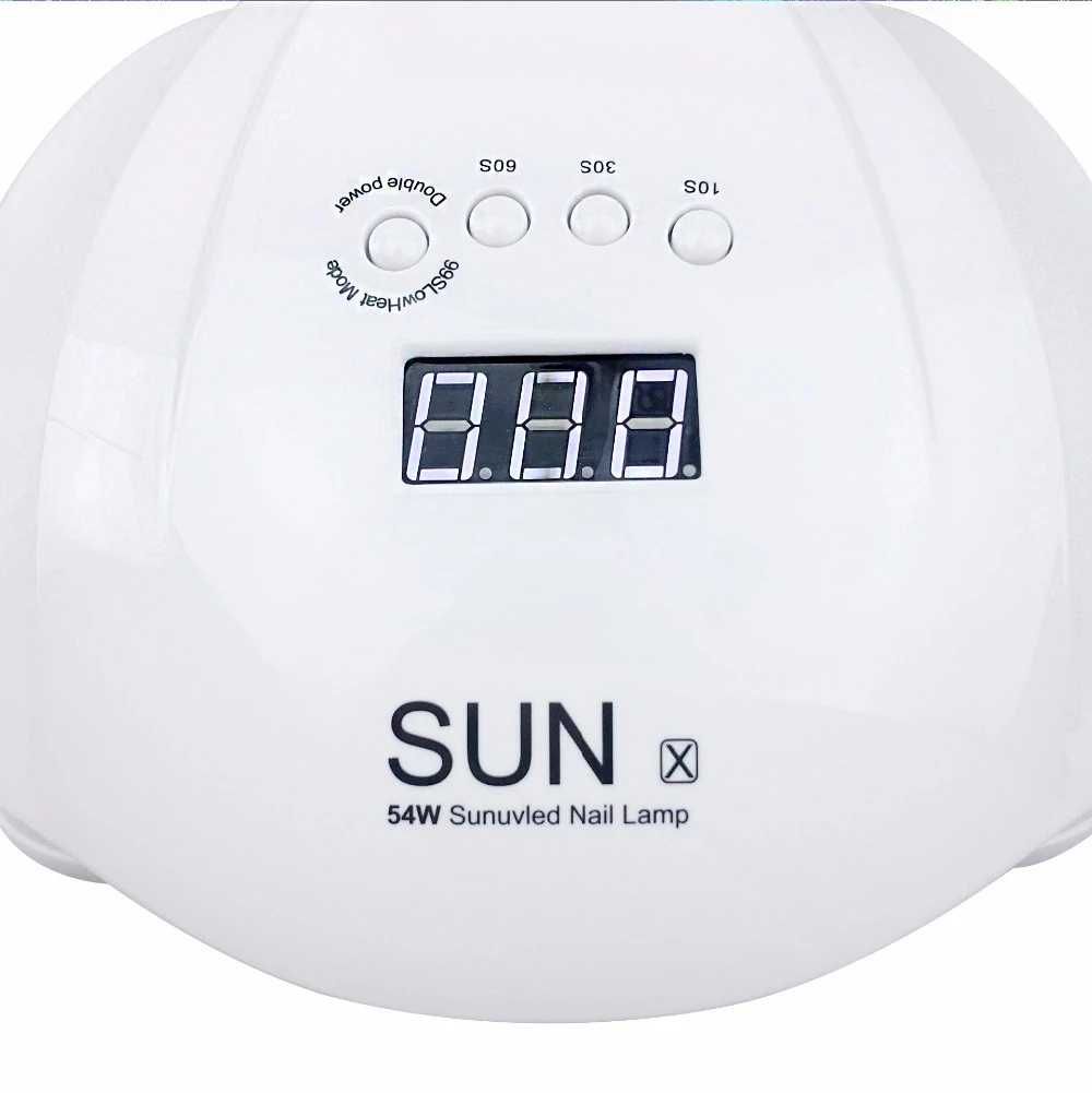 54W SUN UV LED лампа-печка за изпичане на маникюр-гел лак 36 диода