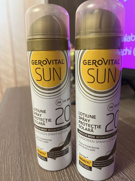 2x Lotiune protectie solara Gerovital