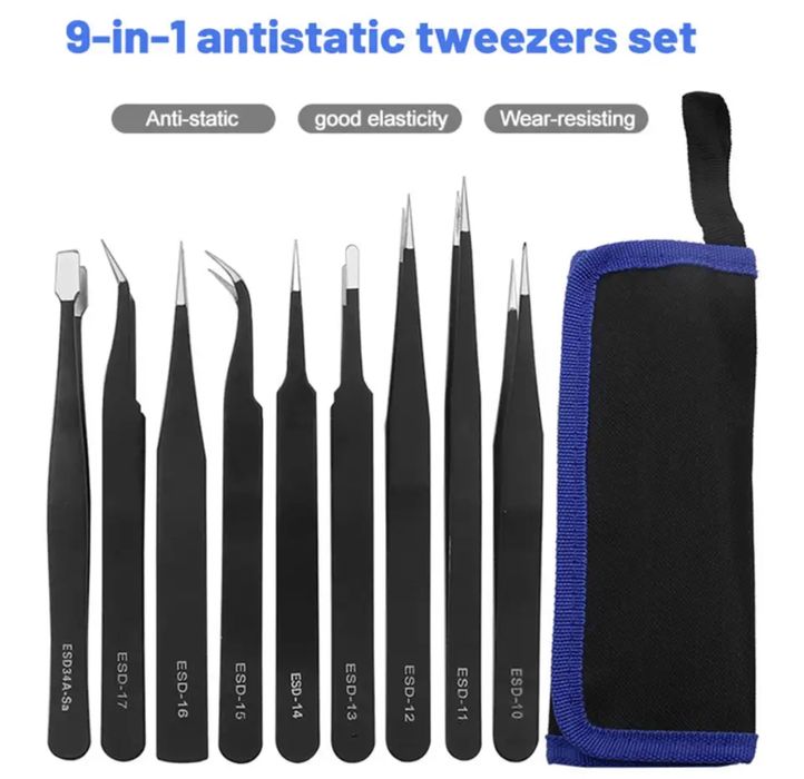 Pensete/bete ESD, spatule ESD, trusa reparatii electronice
