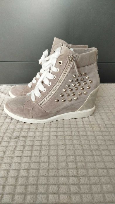 дамски обувки  Laura Bellarivа размер 38 естествена кожа,на платформа