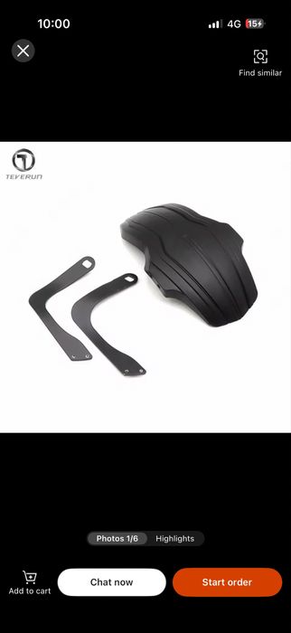 Vand aparatoare fata/spate teverun compatibile cu kukirin g4