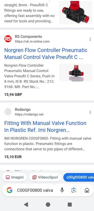 Robineți,valve de inchidere,mufe rapide,drosere...