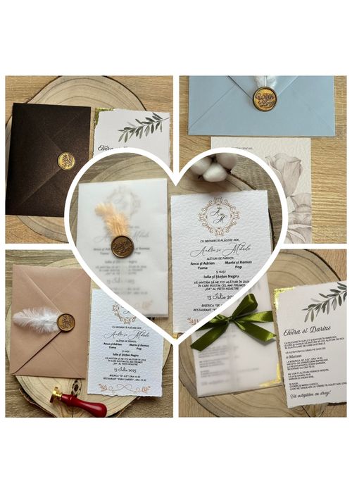 Invitatii nunta elegante