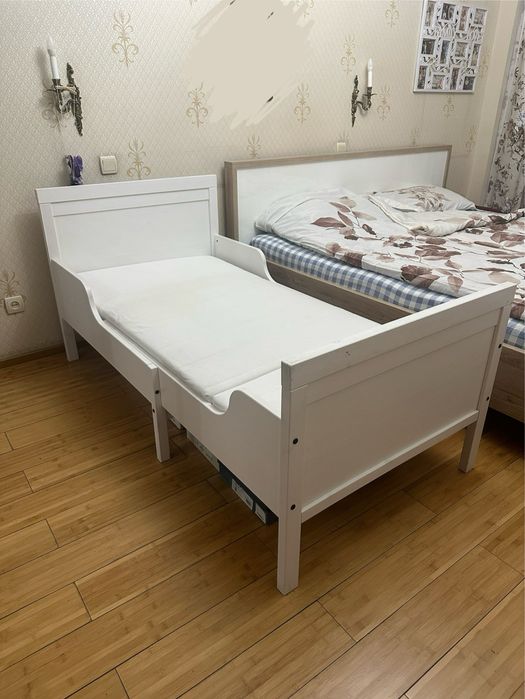 Кровать растущая детская с матрасом