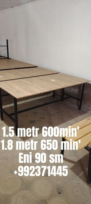 Stol satiladi 1.5 metr 1.8 metr