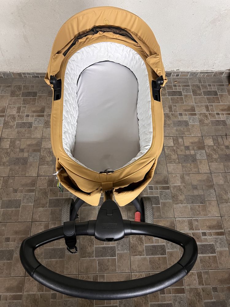 Stokke Xplory X Golden Yellow плюс аксесоари