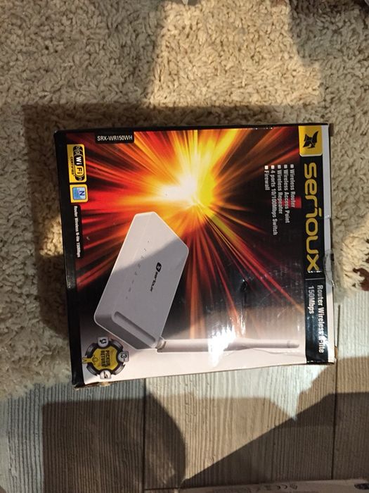 vand router wireless serioux nou
