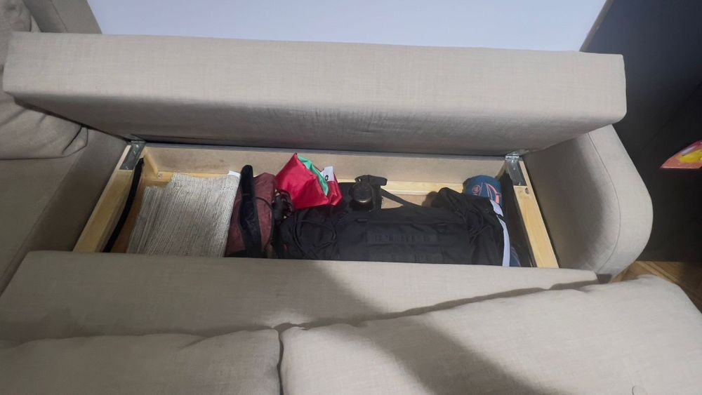 Разтегаем ъглов диван ИКЕА