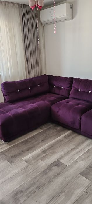 Colțar extensibil cu lada pentru depozitare