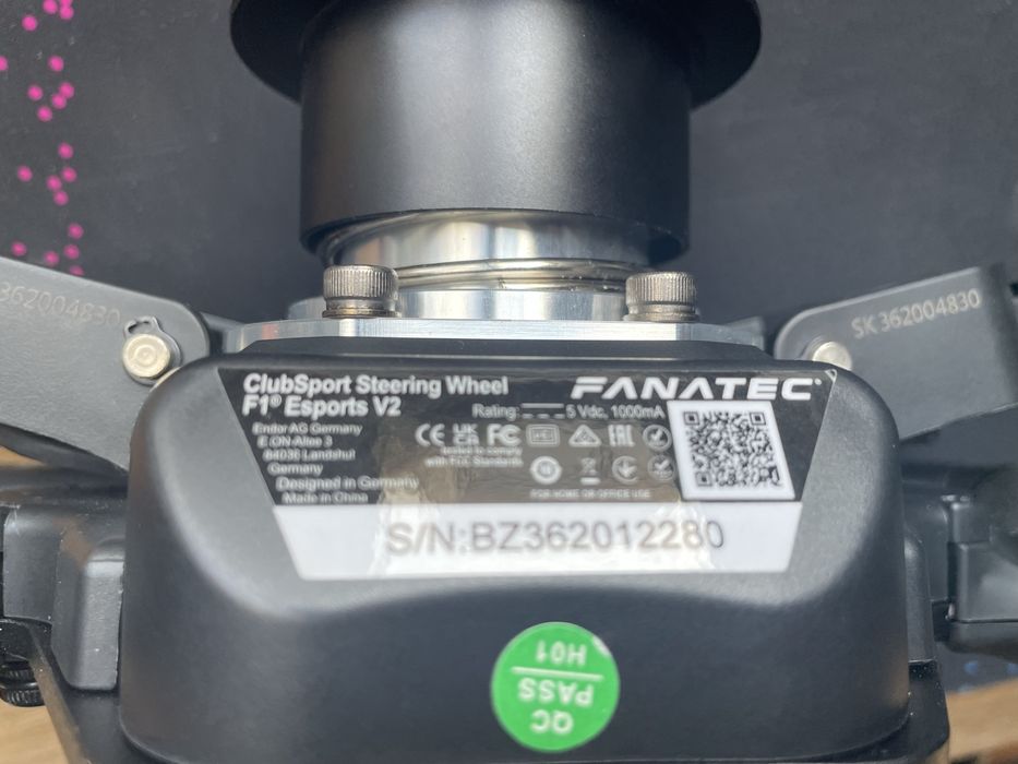 Simulator gaming fanatec