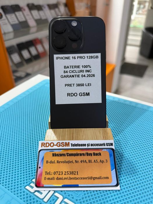 Iphone 16 Pro 128gb Black/Natural/White Garantie