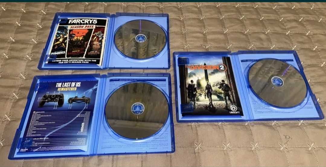 Продавам игри за PS4 The Last of us/The Division 2/Farcry