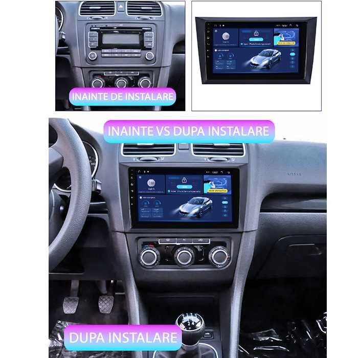 Navigatie Volkswagen Golf 6 2008-2016, Android 14,  4GB RAM/64GB ROM