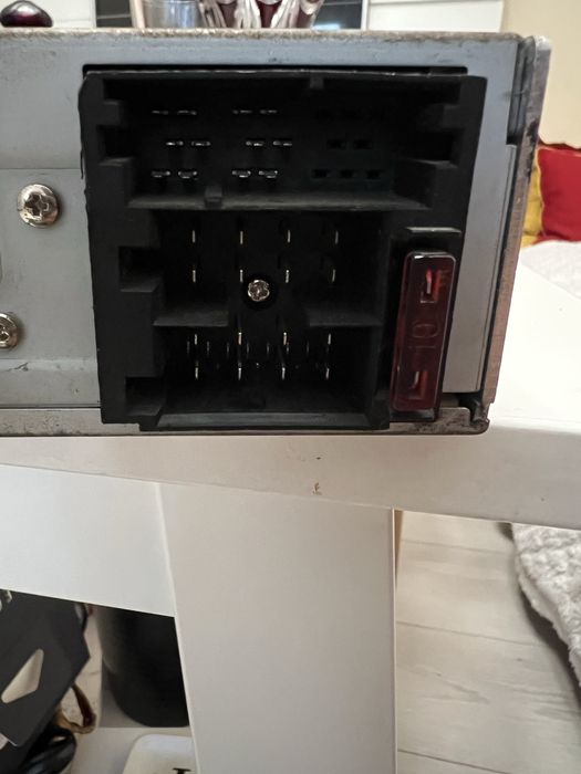 Radio cd blauktpunct