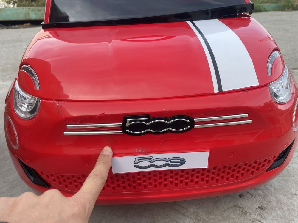 Masinuta electrica 12V Nichiduta cu licenta Fiat 500E Red