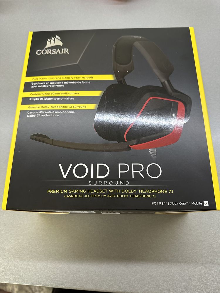 Casti corsair void pro surround 7.1