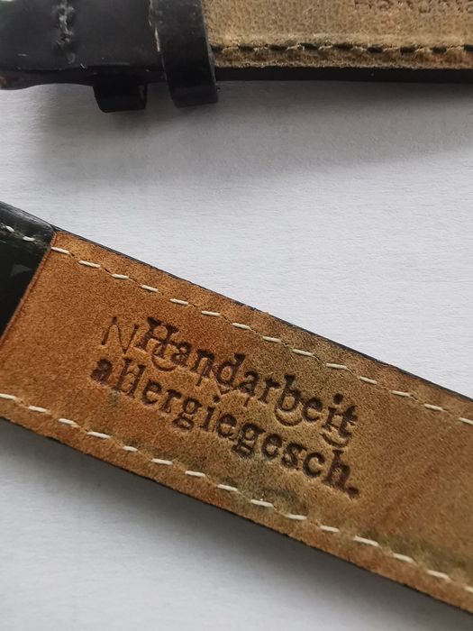 Curele Nomos Glashutte Noi 19 mm - Maro și Neagra