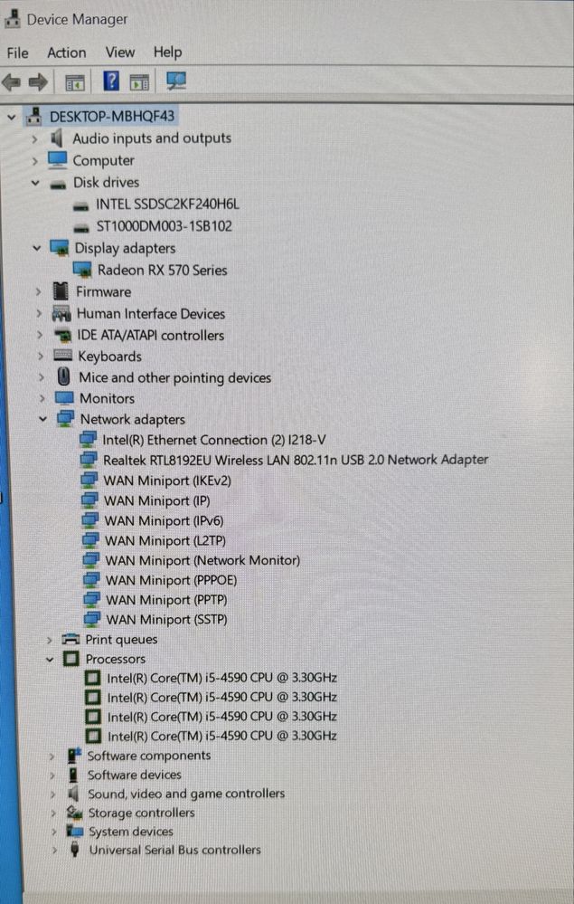 PC GAMING Editare  i5-4590 16GB Radeon RX 570 8GB SSD 240GB HDD 1TB