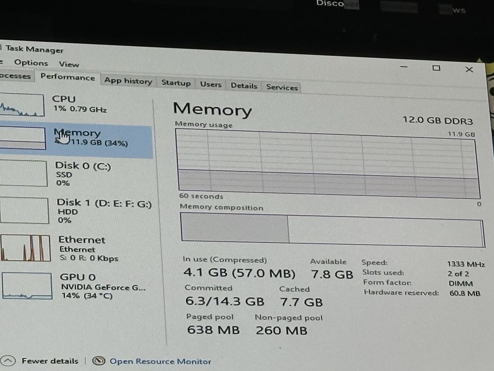 Pc i5 4460 gtx 750 2gb 12gb ram ssd