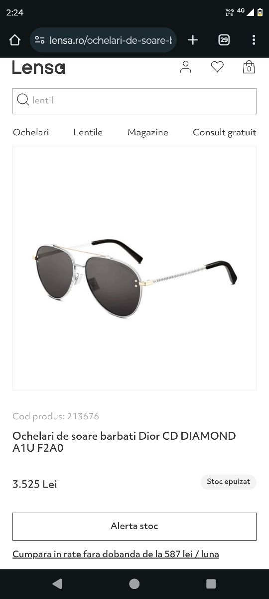 Vand/Schimb Ochelari Christian Dior CD Diamond