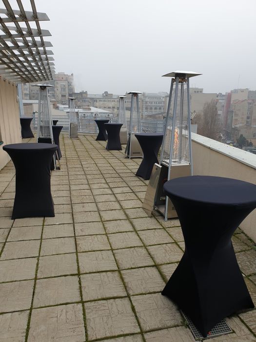 Inchiriere Incalzitoare terasa pe gaz ,tun caldura,mese cocktail