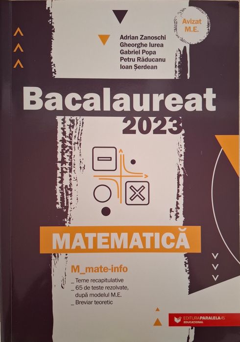 Modele de bacalaureat matematica 2023