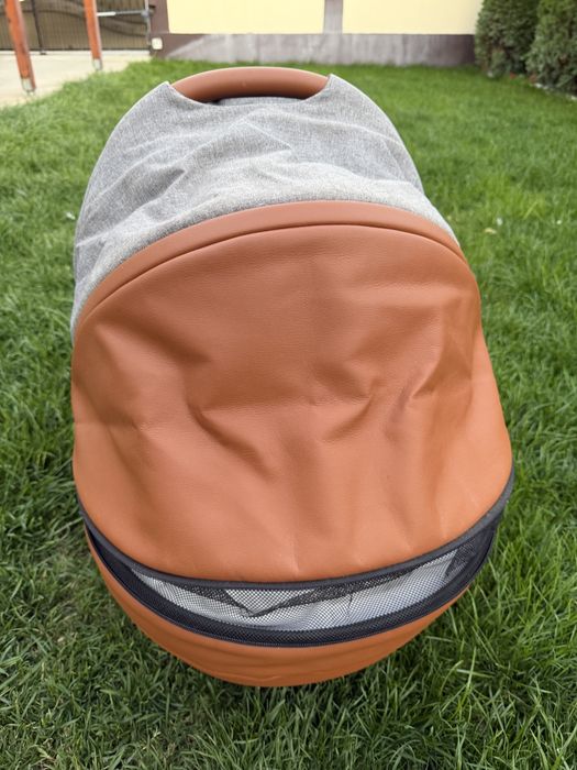 Carut Krausman 3 in 1 piele maro!