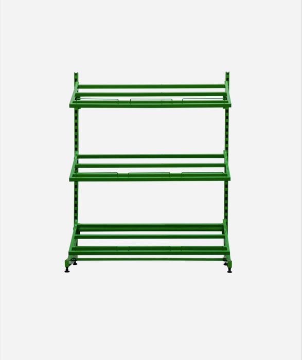 Метален стелаж за плодове и зеленчуци