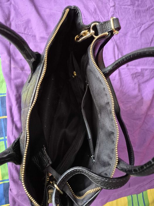 Geanta dama, piele naturala, produsa in Italia