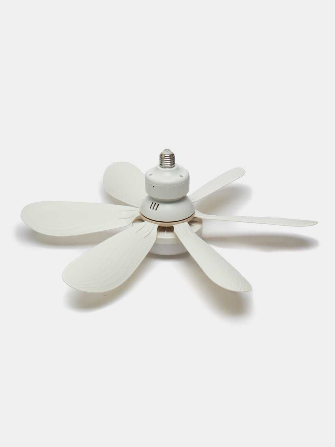 LED lyustra ventilyator bilan, pult boshqaruvi, 30–40 W