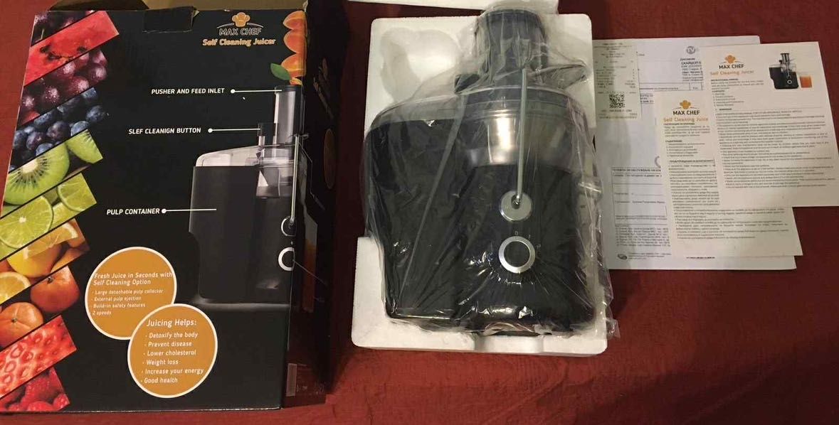 Сокоизтисквачка, самопочистваща се - Starlyf Self Cleaning Juicer НОВА